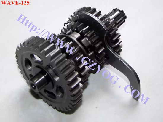 Piezas de repuesto de motocicleta Yog, eje contador principal del motor, caja de engranajes de husillo principal completo, CG125 FT125/150 Hj125